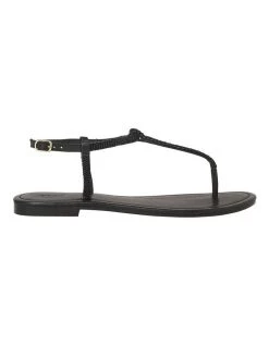 Wholesale ⌛ Seed Heritage Kaia Beaded Black Flat 🩴 Sandal 🛒