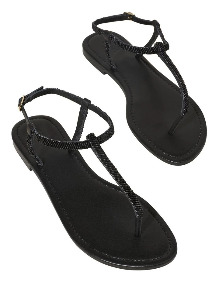 Wholesale β Seed Heritage Kaia Beaded Black Flat π©΄ Sandal π 3 Wholesale β Seed Heritage Kaia Beaded Black Flat π©΄ Sandal π - Image 3