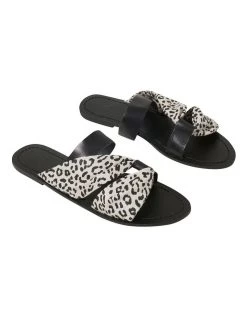 Promo 😍 Seed Heritage Alicia Beige Leopard Flat 🩴 Sandal 👏 -Women Shoes shop 859558870 3 720x928