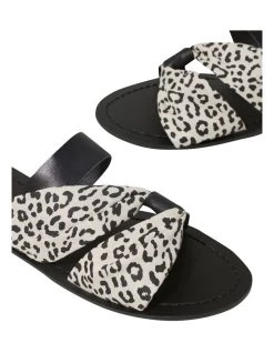 Promo 😍 Seed Heritage Alicia Beige Leopard Flat 🩴 Sandal 👏 -Women Shoes shop 859558870 5 720x928