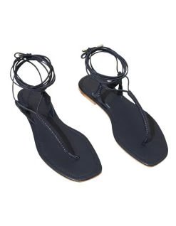 New ⭐ Seed Heritage Nova Deep Navy Leather Tie Up 🩴 Sandal 💯 -Women Shoes shop 859559500 3 720x928