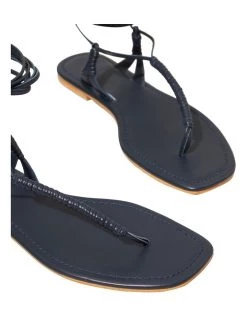 New ⭐ Seed Heritage Nova Deep Navy Leather Tie Up 🩴 Sandal 💯 -Women Shoes shop 859559500 5 720x928
