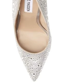 Cheapest ⌛ Steve Madden Vives Silver 👠 Heels 🥰 -Women Shoes shop 859900060 3 720x928