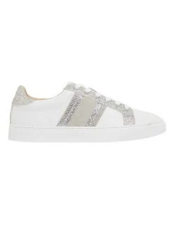 Cheapest ❤️ Pink Inc Daisy White/Silver 👟 Sneakers ⭐