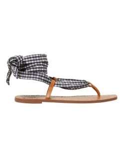 Promo 😍 Seed Heritage Skye Navy Tie Up 🩴 Sandal ⭐