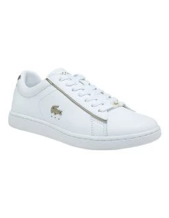 Coupon 🔔 Lacoste Carnaby Evo White Leather 👟 Sneakers 🔔