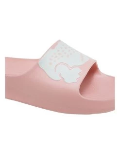 Brand new 🌟 Lacoste Croco 2.0 Pink/White Synthetic Print Slides 💯 -Women Shoes shop 861299830 6 720x928