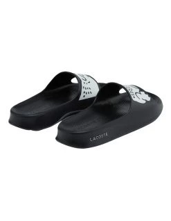 Brand new ⌛ Lacoste Croco 2.0 Black/White Synthetic Print Slides 🤩 -Women Shoes shop 861299920 3 720x928