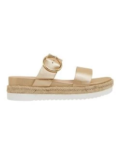 Cheapest 😀 Sandler Warsaw Soft Gold Smooth 🩴 Sandals 🤩
