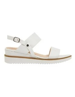 Wholesale 🤩 Ravella Dayton White Smooth 🩴 Sandals 🎁