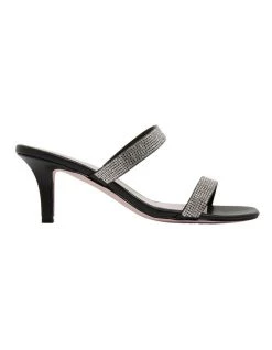 Best deal 🥰 Pink Inc Imogen Black Glove 🩴 Sandals 🤩