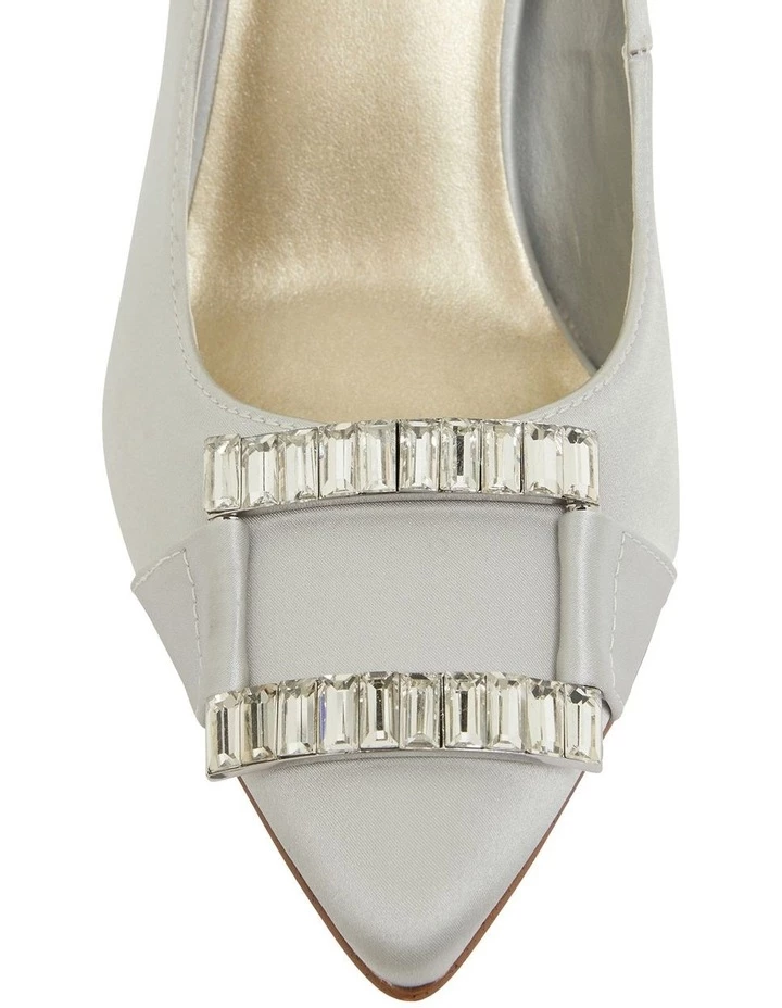 Top 10 ๐ Alan Pinkus Ruby Silver Satin Heeled ๐ Shoes ๐ 2 Top 10 ๐ Alan Pinkus Ruby Silver Satin Heeled ๐ Shoes ๐ - Image 2