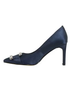 Cheap ✨ Alan Pinkus Madison Navy Fabric Heeled 👟 Shoes ✨ -Women Shoes shop 861441040 3 720x928