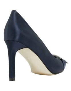 Cheap ✨ Alan Pinkus Madison Navy Fabric Heeled 👟 Shoes ✨ -Women Shoes shop 861441040 4 720x928