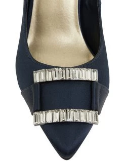 Cheap ✨ Alan Pinkus Madison Navy Fabric Heeled 👟 Shoes ✨ -Women Shoes shop 861441040 5 720x928