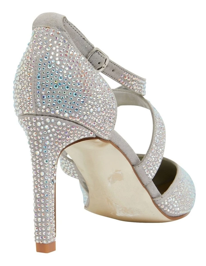Coupon β€οΈ Alan Pinkus Madison Silver Fabric Heeled π Shoes π 4 Coupon β€οΈ Alan Pinkus Madison Silver Fabric Heeled π Shoes π - Image 4