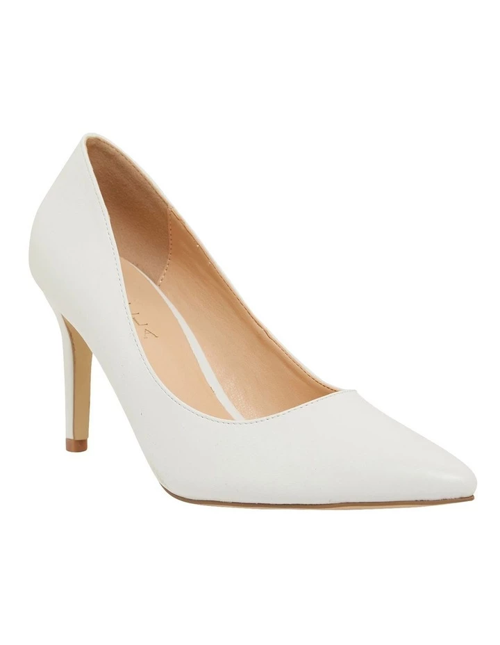 Cheap π Ravella Wild White Smooth Heeled π Shoes π 2 Cheap π Ravella Wild White Smooth Heeled π Shoes π - Image 2