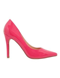 Buy 🌟 Ravella Harbour Pink Patent Heeled 👟 Shoes ⌛