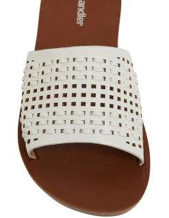 Budget 🛒 Sandler Grid White Smooth 🩴 Sandals 🧨 -Women Shoes shop 862608070 6 720x928