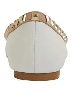 Deals ✔️ Pink Inc Iggy White Kid/Nude Flat 👟 Shoes 🤩 -Women Shoes shop 863179210 5 720x928