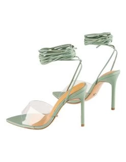 Flash Sale 🎁 Tony Bianco Mistique Clear Vinylite/Mint Nappa 👠 Heels 😍 -Women Shoes shop 863587360 4 720x928