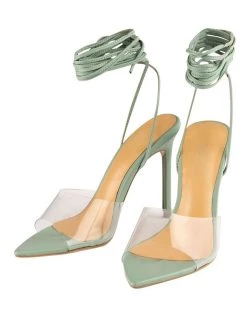 Flash Sale 🎁 Tony Bianco Mistique Clear Vinylite/Mint Nappa 👠 Heels 😍 -Women Shoes shop 863587360 5 720x928