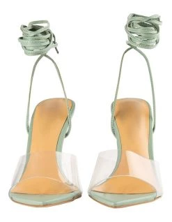 Flash Sale 🎁 Tony Bianco Mistique Clear Vinylite/Mint Nappa 👠 Heels 😍 -Women Shoes shop 863587360 6 720x928