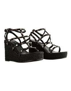 Wholesale 😉 Tony Bianco Porscha Black Como Wedges 🔥 -Women Shoes shop 863588350 5 720x928