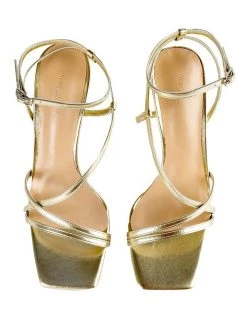 Outlet 🎁 Tony Bianco Franci Gold Nappa Metallic 👠 Heels 🧨 -Women Shoes shop 863656030 7 720x928