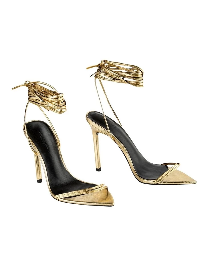 Best Sale ๐ Tony Bianco Millie Gold Foil ๐ Heels ๐ 2 Best Sale ๐ Tony Bianco Millie Gold Foil ๐ Heels ๐ - Image 2