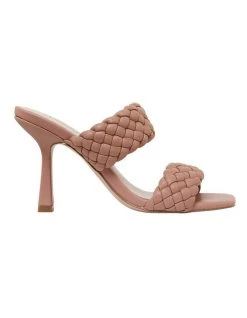 Best Sale 👍 Pink Inc Jacinta Dark Blush Weave 🩴 Sandals 🎁