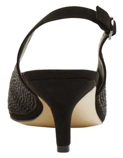 Best Pirce 🔔 Alan Pinkus Teagan Black Fabric Heeled 👟 Shoes 😉 -Women Shoes shop 866104210 5 720x928