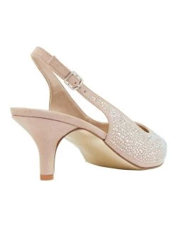 Wholesale ⭐ Alan Pinkus Teagan Blush Fabric Heeled 👟 Shoes 🧨 -Women Shoes shop 866104480 4 720x928