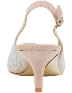 Wholesale ⭐ Alan Pinkus Teagan Blush Fabric Heeled 👟 Shoes 🧨 -Women Shoes shop 866104480 5 720x928