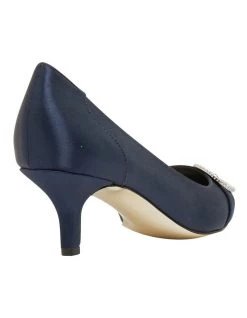 Top 10 🔥 Alan Pinkus Tina Bright Navy Satin Heeled 👟 Shoes 🛒 -Women Shoes shop 866104840 4 720x928