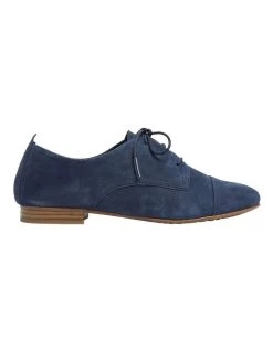 Best deal 😉 Sandler Utah Navy Nubuck Flat 👟 Shoes ⭐