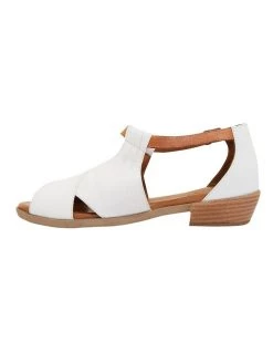 Buy 🔔 Easy Steps Laguna White/Cognac Glove 🩴 Sandals ⌛ -Women Shoes shop 866859130 3 720x928