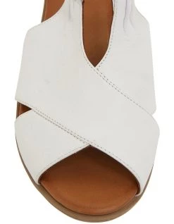Buy 🔔 Easy Steps Laguna White/Cognac Glove 🩴 Sandals ⌛ -Women Shoes shop 866859130 6 720x928
