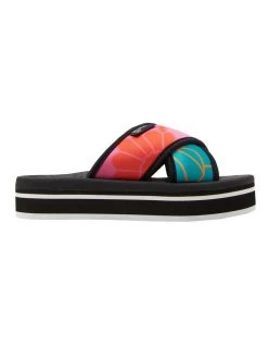 Discount ⭐ Roxy Everlei Black Slide 🤩