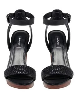 Promo 💯 Nine West Deluxe Black 🩴 Sandals 🔔 -Women Shoes shop 869581450 3 720x928