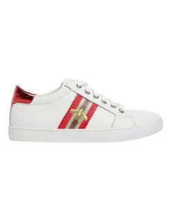 Cheapest 😉 Jane Debster Belem White/Red Nappa 👟 Sneakers 🧨