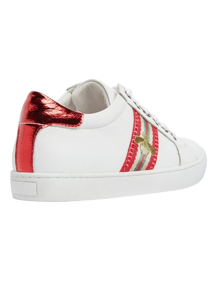 Cheapest π Jane Debster Belem White/Red Nappa π Sneakers 𧨠4 Cheapest π Jane Debster Belem White/Red Nappa π Sneakers 𧨠- Image 4