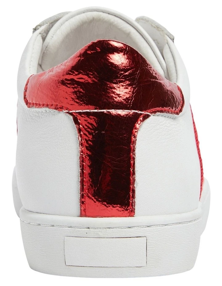 Cheapest π Jane Debster Belem White/Red Nappa π Sneakers 𧨠5 Cheapest π Jane Debster Belem White/Red Nappa π Sneakers 𧨠- Image 5