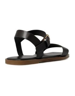 Deals 🧨 Forever New Connie Black Flat 🩴 Sandal 🤩 -Women Shoes shop 871076170 871129180 3 720x928