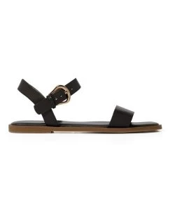 Deals 🧨 Forever New Connie Black Flat 🩴 Sandal 🤩 -Women Shoes shop 871076170 871129180 4 720x928