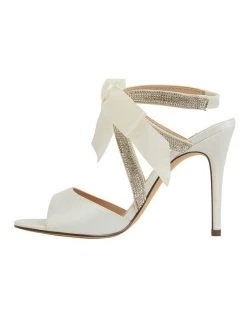 Best Pirce 🥰 NINA Claudia Ivory Satin 🩴 Sandals 😍 -Women Shoes shop 871763410 3 720x928