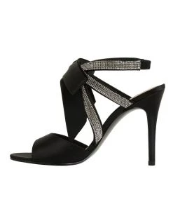 Wholesale ⌛ NINA Claudia Noir Satin 🩴 Sandals 👍 -Women Shoes shop 871763770 3 720x928