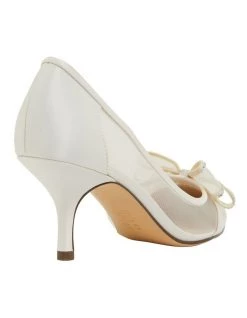 Deals 👍 NINA Brite Ivory Satin Heeled 👟 Shoes 😀 -Women Shoes shop 871765120 4 720x928