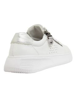 Flash Sale ✔️ Wide Steps Novella White/Silver Glove 👟 Sneakers 🔥 -Women Shoes shop 874881010 4 720x928