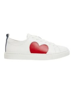 Deals 🔥 Pink Inc Love White / Red Multi 👟 Sneakers 🌟